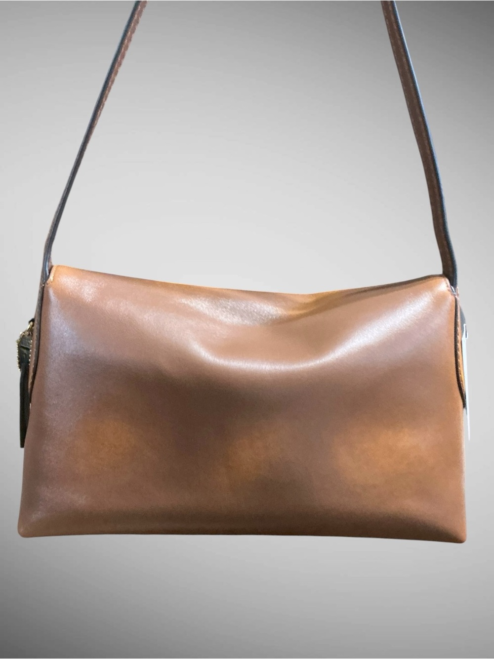 Coach Chelsea 30 Loved Leather Shoulder Bag Brown Pushlock NWT CEN58 - Picture 7 of 16